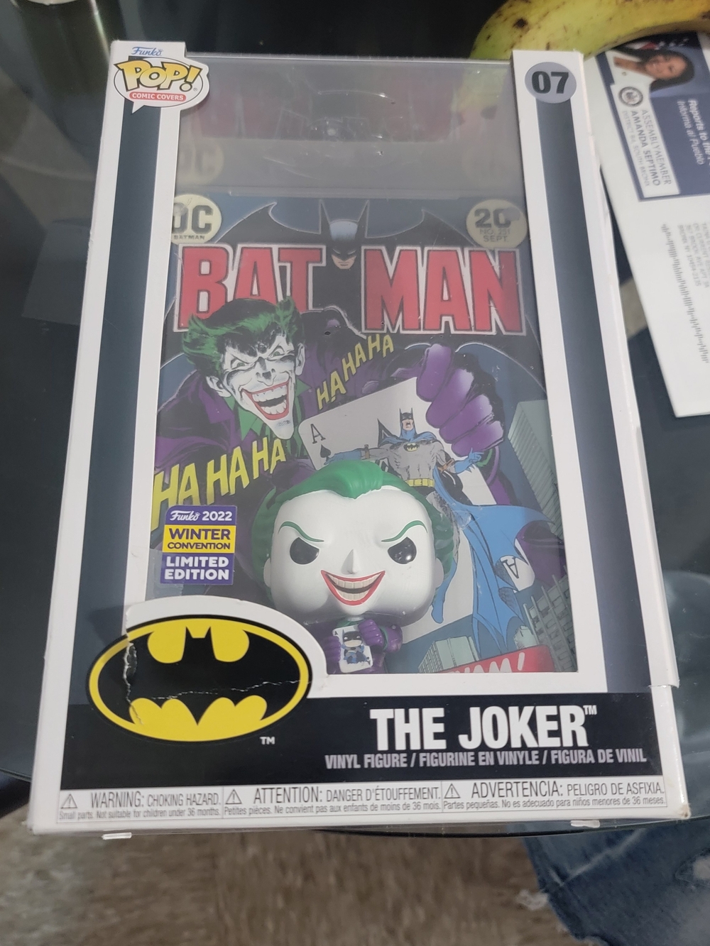 Funko Pop! Joker Comic Cover Figure - Green, Purple, White